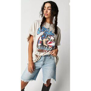 NEW Daydreamer Elton John Rocket Man Tee Shirt Dirty White OS $88 [jb]